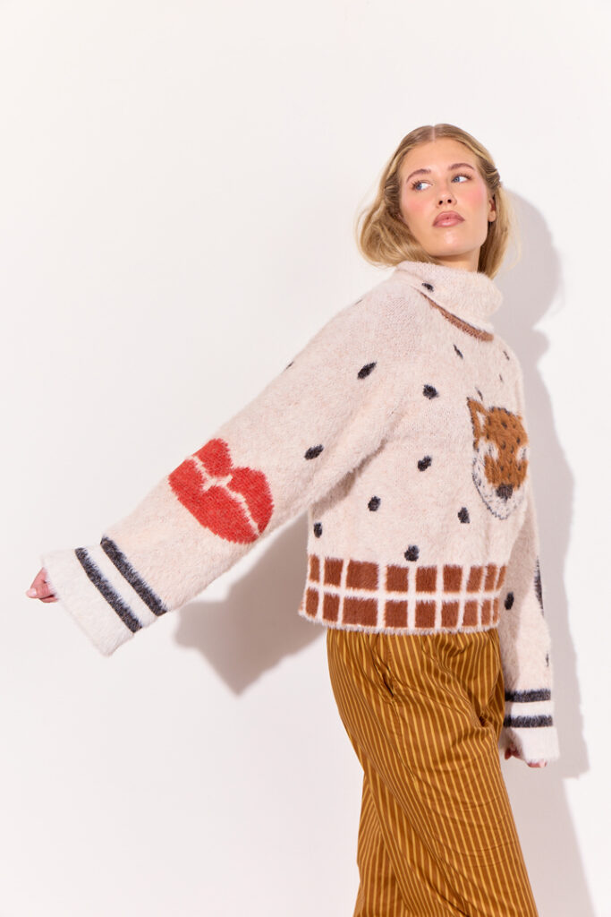 Hunkøn Soft Lea Kitti Knit Blouse